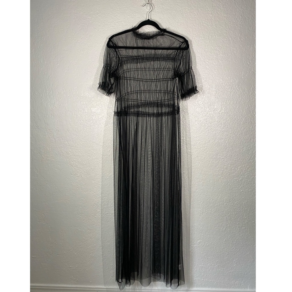 Sheer Tulle Maxi Dress